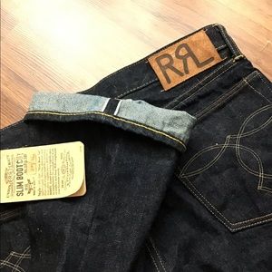 selvedge bootcut jeans